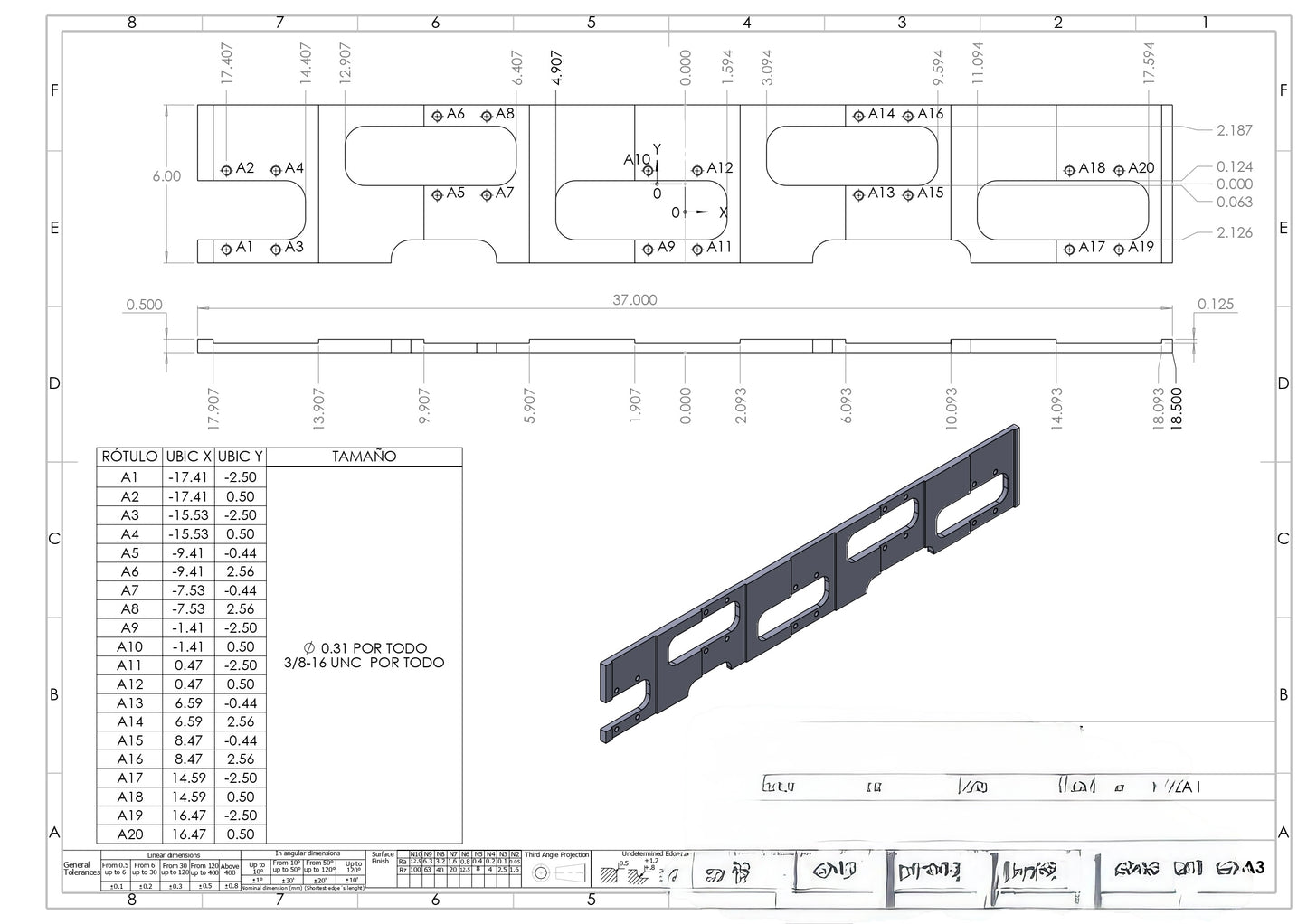 Planos Profesionales para Manufactura (ASME / ISO)